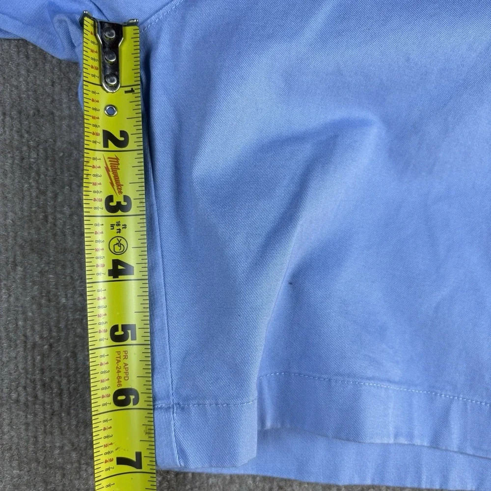 Vineyard Vines Mens 42 Blue Chino Shorts Cotton Stretch Flat Front Casual